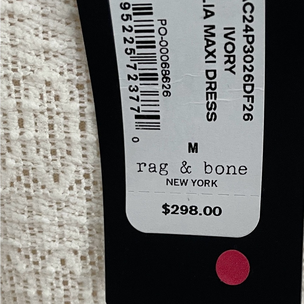 Rag & Bone Julia  Cream Sleeveless Knit Maxi Dress - Picture 7 of 7